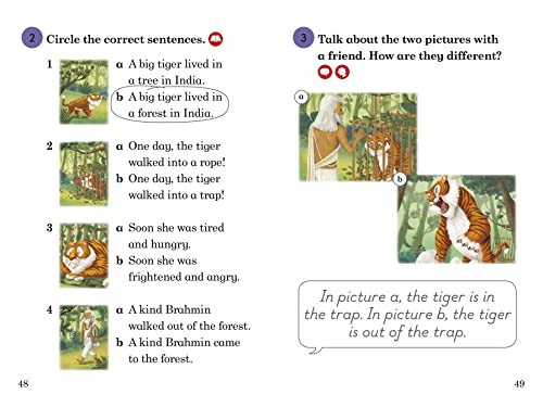 Ladybird Readers Level 3 - Tales from India - The Tiger, The Brahmin and the Jackal (ELT Graded Reader) - Retail Maharaj