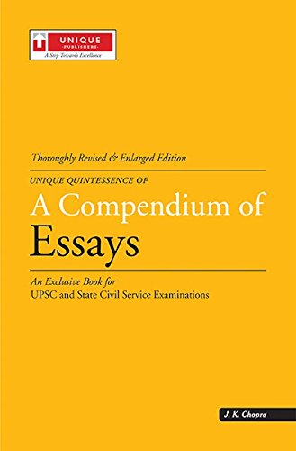 A COMPENDIUM OF ESSAYS