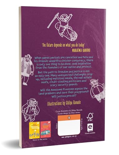 Petu Pumpkin Freedom Fighter: A funny story about five boys protesting to save their school playground | 9+ years - Retail Maharaj