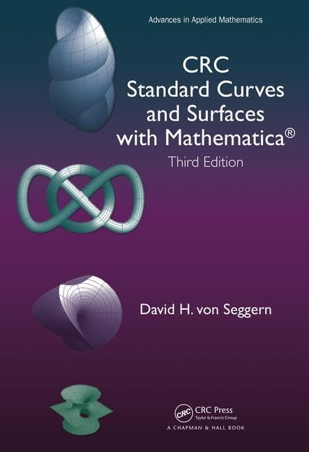 CRC Standard Curves and Surfaces with Mathematica - Retail Maharaj