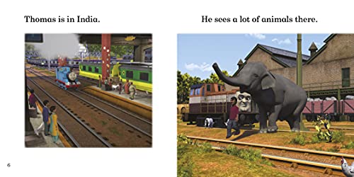 Ladybird Readers Beginner Level - Thomas the Tank Engine - Thomas and the Elephant (ELT Graded Reader) - Retail Maharaj