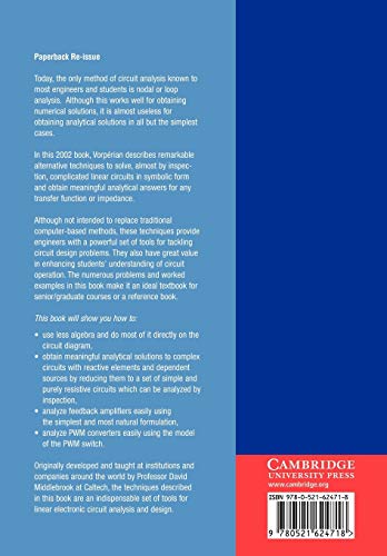 Fast Analytical Techniques for Electrical and Electronic Circuits