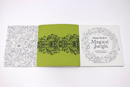 Magical Jungle: An Inky Expedition & Colouring Book - Retail Maharaj