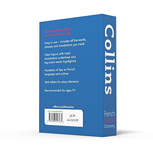 Collins French School Dictionary: Trusted Support for Learning - Retail Maharaj