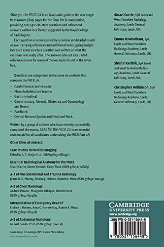 SBAs for the FRCR 2A (Cambridge Medicine (Paperback))
