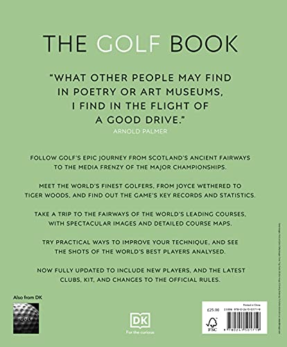 The Golf Book: The Players • The Gear • The Strokes • The Courses • The Championships (DK Sports Guides) - Retail Maharaj