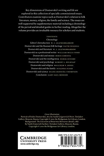 The Cambridge Companion to Dostoevskii