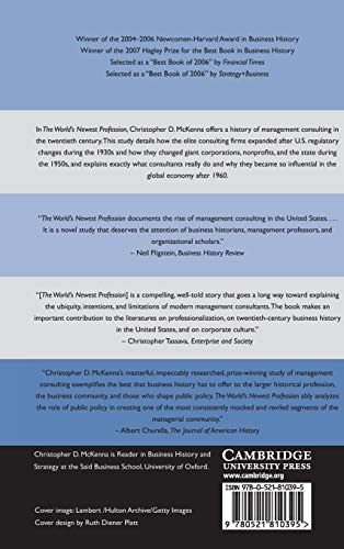 The World's Newest Profession: Management Consulting In The Twentieth Century