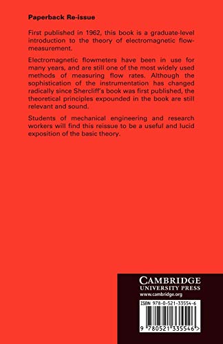 the Theory of Electromagnetic Flow-Measurement (Cambridge Science Classics)