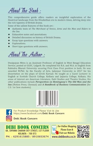 From Shekespeare to Shaw: Spectrum Guide to British Drama Calcutta University Semester-3 (English Version) - Retail Maharaj