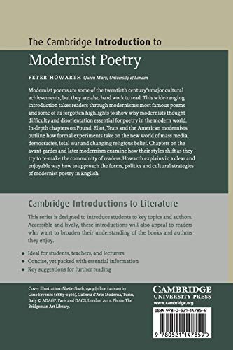 The Cambridge Introduction to Modernist Poetry