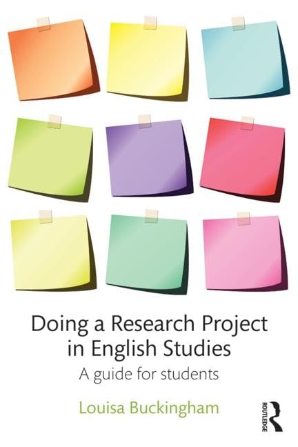 Doing a Research Project in English Studies: A guide for students - Retail Maharaj