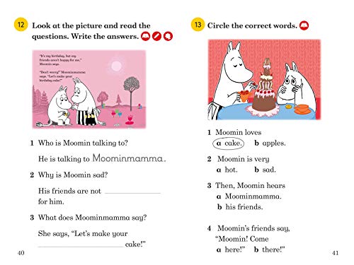 Ladybird Readers Level 1 - Moomin - The Birthday Button (ELT Graded Reader) - Retail Maharaj
