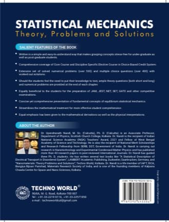 Statistical Mechanics -Theory,Problems and Solutions - Retail Maharaj