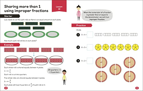 Maths - No Problem! Fractions, Ages 7-8 (Key Stage 2) (Master Maths At Home) - Retail Maharaj