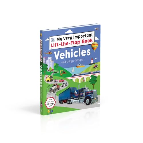 My Very Important Lift-the-Flap Book: Vehicles and Things That Go: With More Than 80 Flaps to Lift - Retail Maharaj