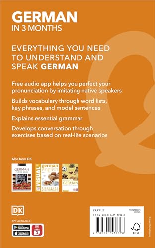 German in 3 Months with Free Audio App: Your Essential Guide to Understanding and Speaking German - Retail Maharaj