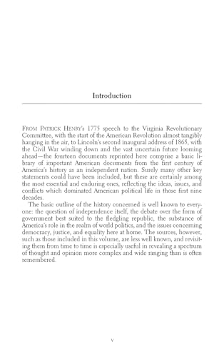 The Declaration of Independence and Other Great Documents of American History: 1775-1865 (Thrift Editions)