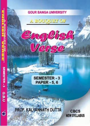 A Bouquet Of English Verse. ( Sem-3 ,Paper-5,6 ) Gourbanga University (English Version) - Retail Maharaj