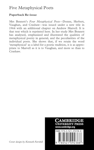 Five Metaphysical Poets: Donne, Herbert, Vaughn, Crashaw, Marvell