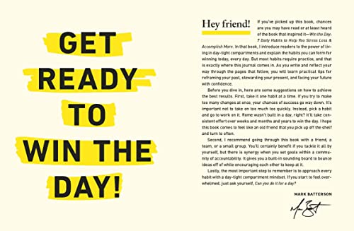 Win the Day Journal: Harness the Power of 24 Hours