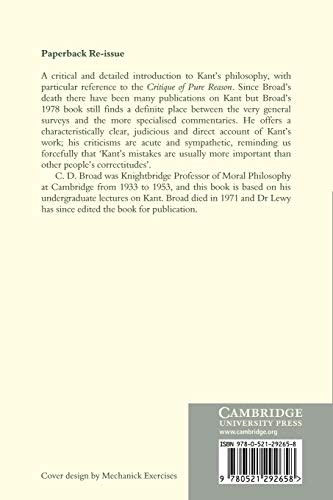 Kant Introduction Ed Lewy