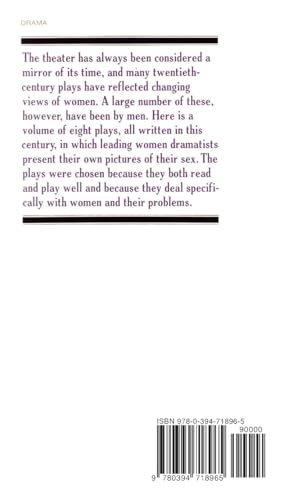 Plays by and about Women: An Anthology