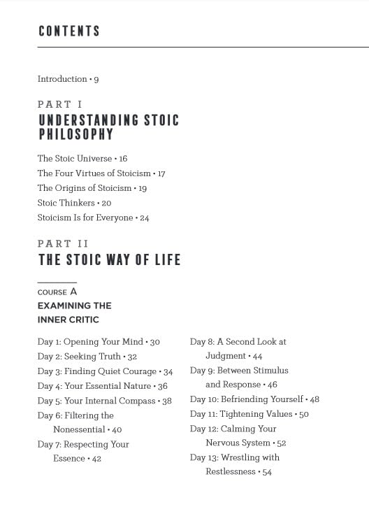 Journal Like a Stoic: A 90-Day Stoicism Program to Live with Greater Acceptance, Less Judgment, and Deeper Intentionality (Includes Teachings of Marcus Aurelius)