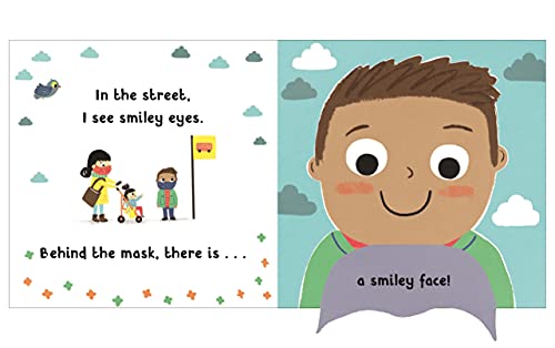 Smiley Eyes, Smiley Faces: A lift-the-flap face-mask book - Retail Maharaj
