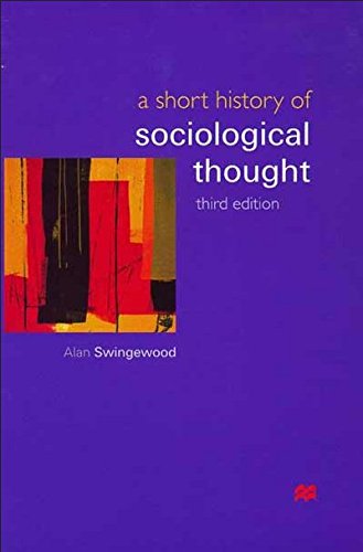 A Short History of Sociological Thought, 3/Ed - Retail Maharaj