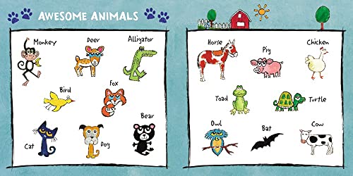 Pete the Cat’s 100 First Words Board Book - Retail Maharaj