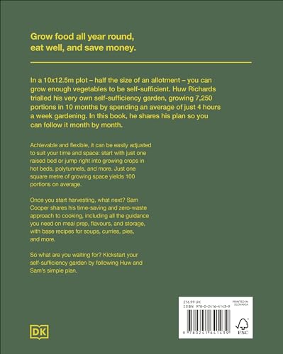 The Self-Sufficiency Garden: Feed Your Family and Save Money: THE #1 SUNDAY TIMES BESTSELLER - Retail Maharaj