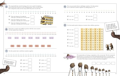 Mammoth Maths Workbook: Practise Your Maths Skills with a Little Help from Some Mammoths (DK David Macauley How Things Work) - Retail Maharaj