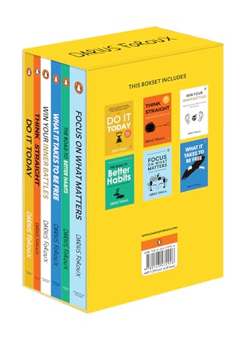 The Darius Foroux Collection For Personal Growth & Success (Box set): A Six Books Boxset Featuring all of Darius Foroux's Bestsellers | 6 Bestselling Books on Habits, Focus, and Inner Growth—Your Complete Toolkit for a Better Life - Retail Maharaj