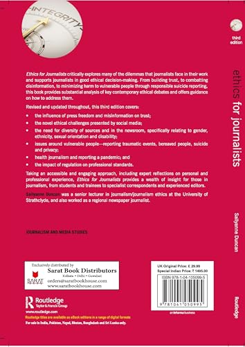 Ethics for Journalists - Retail Maharaj