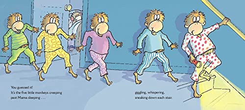 Five Little Monkeys Looking for Santa Board Book - Retail Maharaj