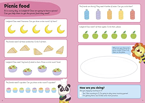 Count from 0 to 20: A Learn with Ladybird Activity Book 3-5 years: Ideal for home learning (EYFS) - Retail Maharaj