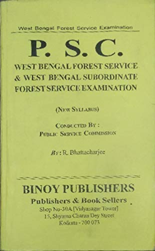 P.S.C West Bengal Forest Service & West Bengal Subordinate Forest Service Examination - Retail Maharaj