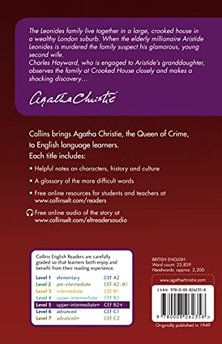 Crooked House: B2+ Level 5 (Collins Agatha Christie ELT Readers) - Retail Maharaj