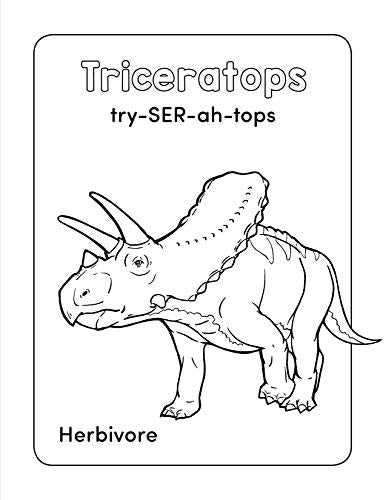 Dinosaur Book for Kids: Coloring Fun and Awesome Facts