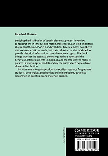 Trace Elements in Magmas: A Theoretical Treatment