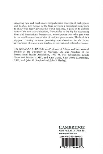 The Retreat of the State: The Diffusion of Power in the World Economy - Retail Maharaj
