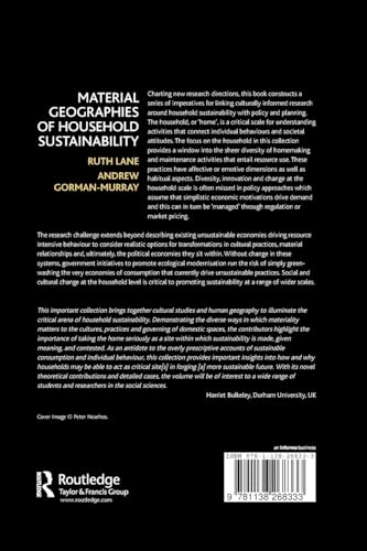 Material Geographies of Household Sustainability - Retail Maharaj