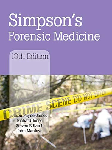 (OLD)SIMPSON'S FORENSIC MEDICINE(INDIAN EDITION)