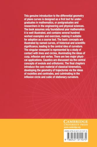 Elementary Geometry of Differentiable Curves: An Undergraduate Introduction