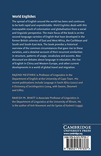 World Englishes: The Study of New Linguistic Varieties (Key Topics in Sociolinguistics)