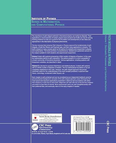 Path Integrals in Physics:Volume I Stochastic Processes and Quantum Mechanics - Retail Maharaj