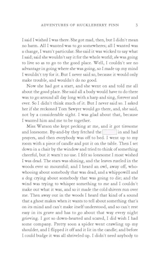 Adventures Of Huckleberry Finn