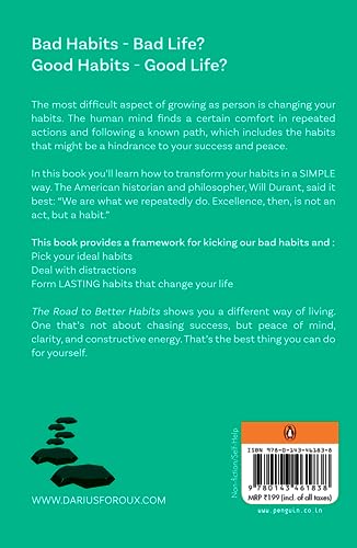 The Road To Better Habits: A Simple Framework for Transforming your Habits | A Simple Guide to Habit Change, Focus, and a More Peaceful Life by the Bestselling Author of Do It Today - Retail Maharaj