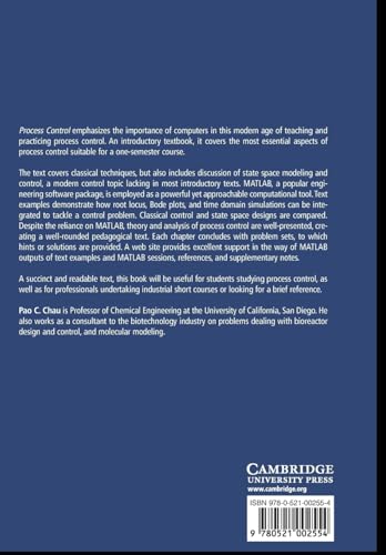 Process Control: A First Course with MATLAB (Cambridge Series in Chemical Engineering)
